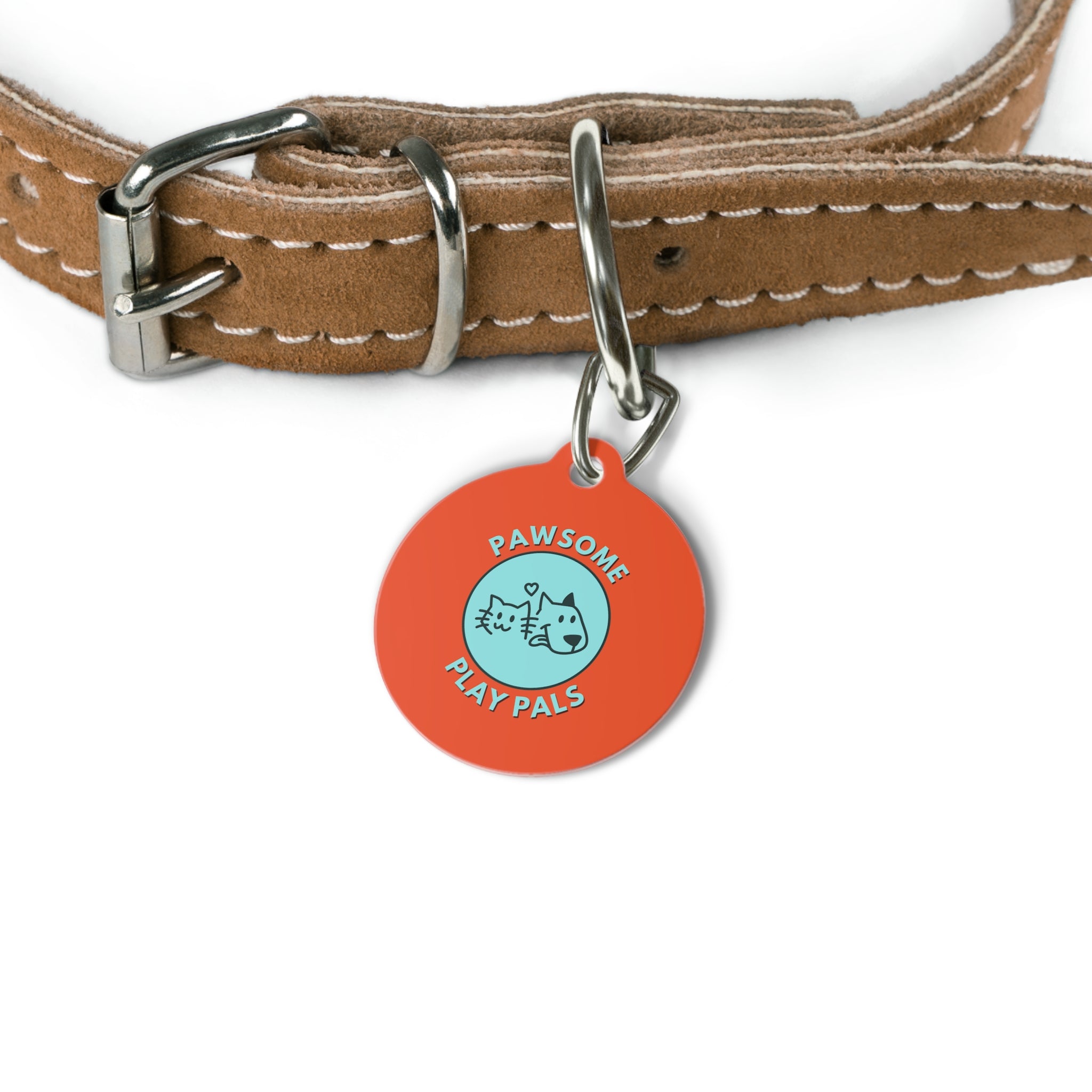 Pawsome Play Pals Pet Tag — Cute Cat & Dog ID Tag