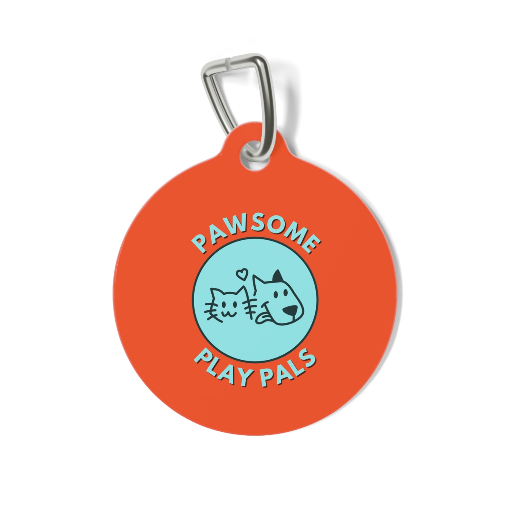 Pawsome Play Pals Pet Tag — Cute Cat & Dog ID Tag