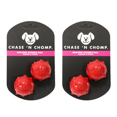 Mini Squeaky Dog Ball Soft Floatable Toss Chase Toy Small Dogs