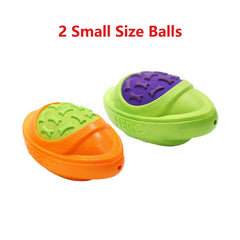 Dog Football Toy Floatable Squeaky Durable Fetch Ball Medium Large Dogs