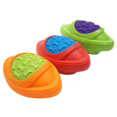 Dog Football Toy Floatable Squeaky Durable Fetch Ball Medium Large Dogs