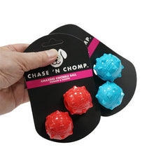 Mini Squeaky Dog Ball Soft Floatable Toss Chase Toy Small Dogs