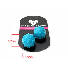 Mini Squeaky Dog Ball Soft Floatable Toss Chase Toy Small Dogs
