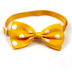 Polka Dot Bow Webbing Pet Accessories