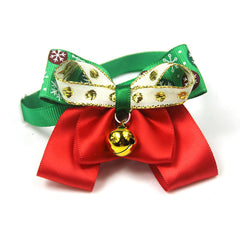 Polka Dot Bow Webbing Pet Accessories