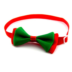 Polka Dot Bow Webbing Pet Accessories