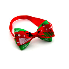 Polka Dot Bow Webbing Pet Accessories