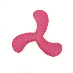 Dog Boomerang Flying Disc Tough Chew Water Fetch Toy Durable