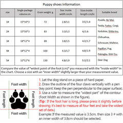 Waterproof Dog Shoes Paw Protectors Anti Slip Boots Large Medium Dogs