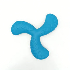 Dog Boomerang Flying Disc Tough Chew Water Fetch Toy Durable