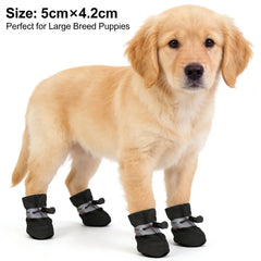 Waterproof Puppy Dog Shoes Anti Slip Soft Sole Small Pet Boots