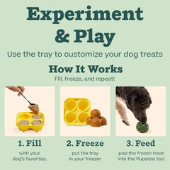 Interactive Dog Treat Toy Silicone Frozen Enrichment Chew Resistant Feeder Puzzle