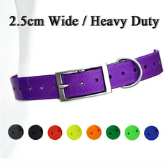Waterproof TPU Hunting Dog Collar Adjustable Durable Large Dog Training Collar