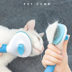 Stainless Steel Pet Grooming Brush Dog Cat Detangling Shedding Comb Tool