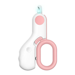 LED Pet Nail Clipper Safety Lock Professional Dog Cat Claw Trimmer