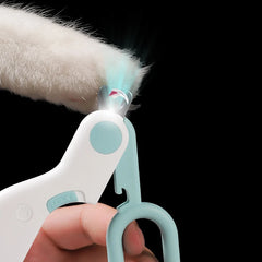 LED Pet Nail Clipper Safety Lock Professional Dog Cat Claw Trimmer