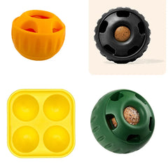 Interactive Dog Treat Toy Silicone Frozen Enrichment Chew Resistant Feeder Puzzle