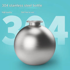 Stainless Steel Dog Water Bottle Leak Proof Travel Bowl 285ml Portable