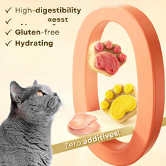 Cat Paw Shape Dried Snacks Teeth Cleaning Treats
