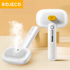Electric Pet Steam Comb Water Mist Grooming Brush Hair Remover