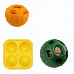 Interactive Dog Treat Toy Silicone Frozen Enrichment Chew Resistant Feeder Puzzle