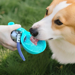 Stainless Steel Dog Water Bottle Leak Proof Travel Bowl 285ml Portable