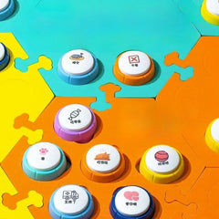 Dog Talk Button Pet Communication Voice Recorder Training Clicker Interactive Toy