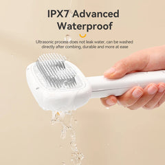 Electric Pet Steam Comb Water Mist Grooming Brush Hair Remover
