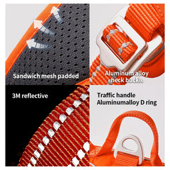 No Pull Reflective Dog Harness Adjustable Step-In Nylon Control Comfortable Truelove