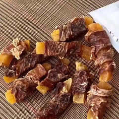 Duck Jerky Chicken Wrapped Sweet Potato Dog Treats Chewy Training Snacks