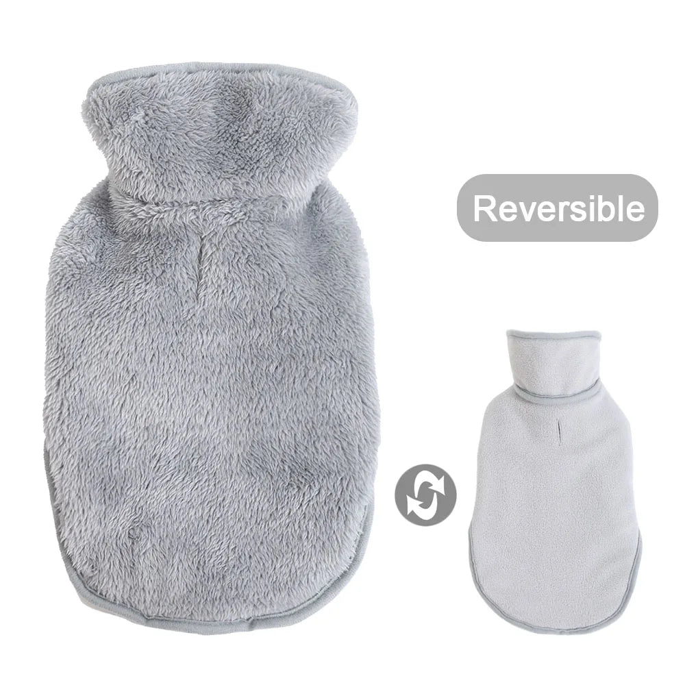 Reversible Winter Dog Coat Warm Fleece Jacket Small Medium Large Pets