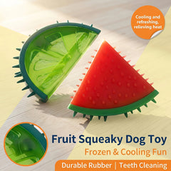 Pet Cooling Chew Toy Reusable Frozen Pineapple Teething Summer Dog Cats