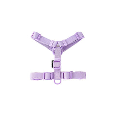 Adjustable Macaron Dog Harness Collar Leash Set Reflective Small Pet Walking