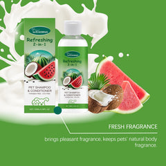 Hypoallergenic Pet Shampoo Conditioner Tear Free pH Balanced Sensitive Skin Formula
