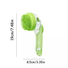 Pet Bath Brush Massage Scrub Grooming Tool for Small Dogs Cats