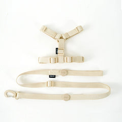 Adjustable Macaron Dog Harness Collar Leash Set Reflective Small Pet Walking