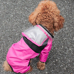 Waterproof Dog Raincoat Jumpsuit Pet Jacket Water Resistant Outdoor Coat