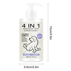 4 In 1 Pet Shampoo Conditioner Clean Fresh Coat Care Formula