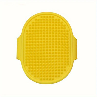 Silicone Dog Bath Brush Pet Shampoo Massage Comb Adjustable Handle Groomer