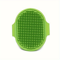 Silicone Dog Bath Brush Pet Shampoo Massage Comb Adjustable Handle Groomer