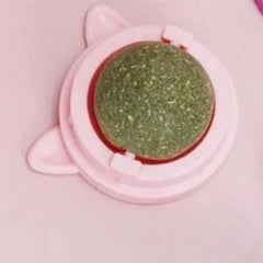 Natural Catnip Wall Stick On Ball Treat for Healthy Pet Cats