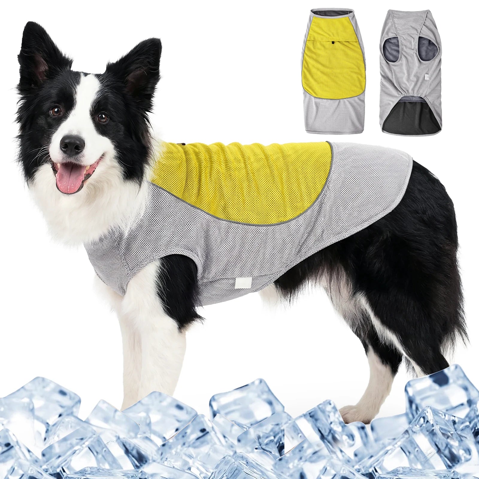 Cooling Dog Shirt Breathable Sun Protection Reflective Summer Pet Vest