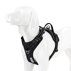 No Pull Reflective Dog Harness Adjustable Step-In Nylon Control Comfortable Truelove