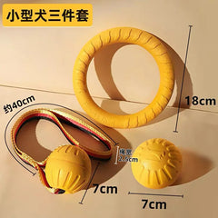 Dog Toy Set Frisbee Ball Tug Rope Interactive Chew Toys Bundle
