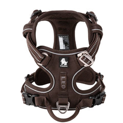 No Pull Reflective Dog Harness Adjustable Step-In Nylon Control Comfortable Truelove