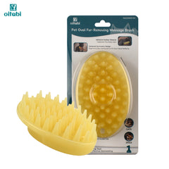 Soft Rubber Pet Grooming Brush Bath Massage Deshedding Tool Short Hair