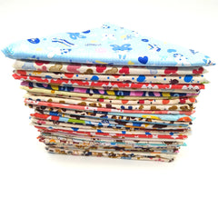 10pcs Cotton Dog Bandana Set S M L XL Puppy Bib Scarf