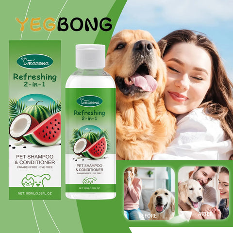 Hypoallergenic Pet Shampoo Conditioner Tear Free pH Balanced Sensitive Skin Formula