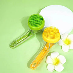 Pet Bath Brush Massage Scrub Grooming Tool for Small Dogs Cats