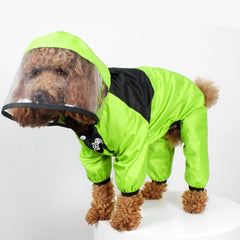 Waterproof Dog Raincoat Jumpsuit Pet Jacket Water Resistant Outdoor Coat